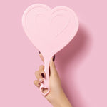 BEAUTY CREATIONS HANDHELD MIRROR - HEART SHAPE